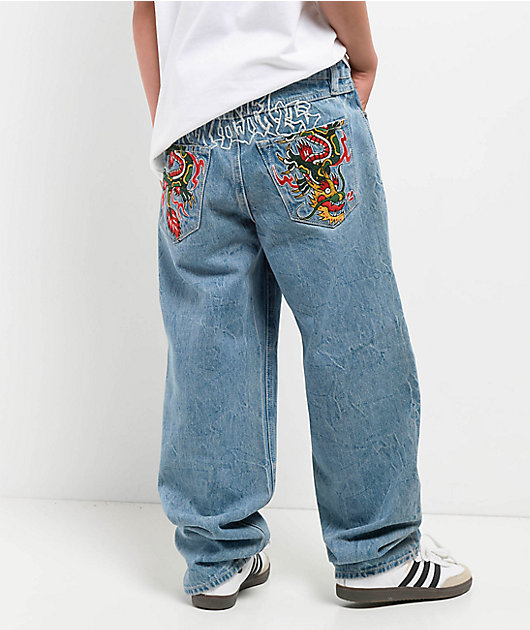 Ninth Hall Kids Ambush Blue Wash Jeans | Zumiez