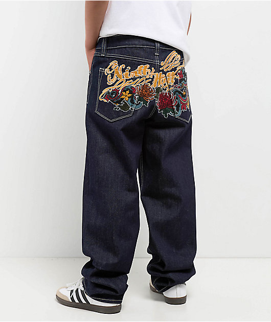 Ninth Hall Kids Ambush Dragon Dark Blue Loose Fit Jeans | Zumiez Ninth Hall Kids Ambush Dragon Dark Blue Loose Fit Jeans | Zumiez