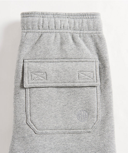 Ninth Hall Kids Stash Heather Grey Cargo Sweatpants