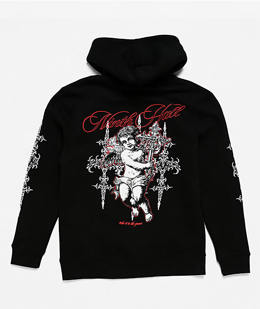 Ninth Hall Kids The Grave Black Zip Hoodie | Zumiez