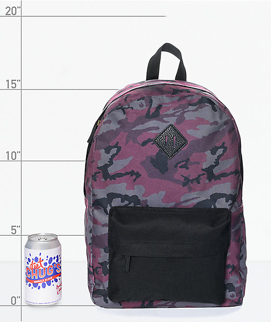 purple camo backpack