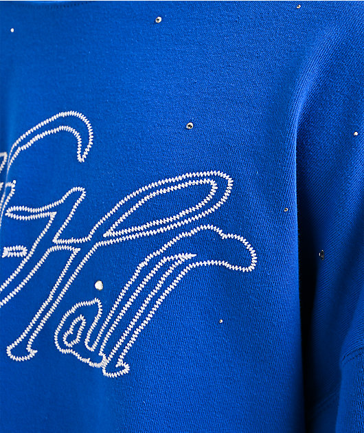 Ninth Hall Lightfall Blue & White 2fer Long Sleeve T-Shirt
