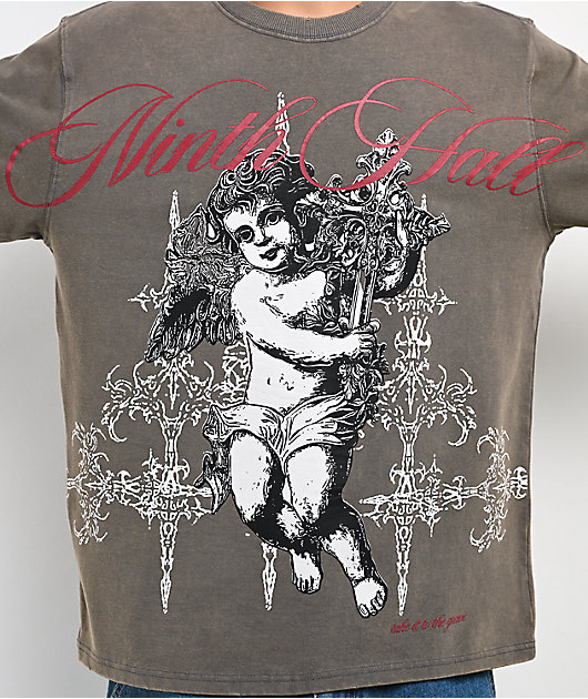 Ninth Hall Little Helper Grey Wash T-Shirt