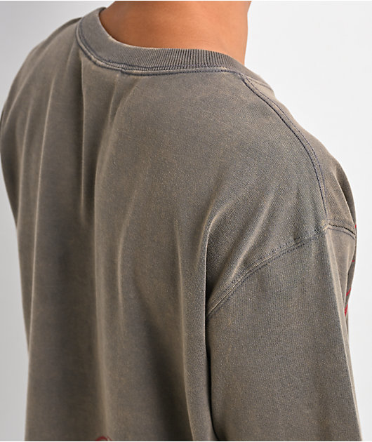 Ninth Hall Little Helper Grey Wash T-Shirt