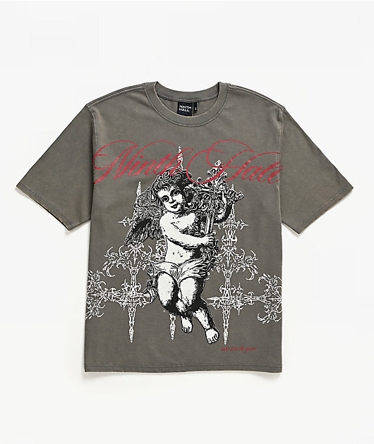 Ninth Hall Little Helper Grey Wash T-Shirt