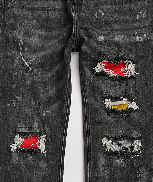 Ninth Hall Lure Debris Smoke Jeans ajustados