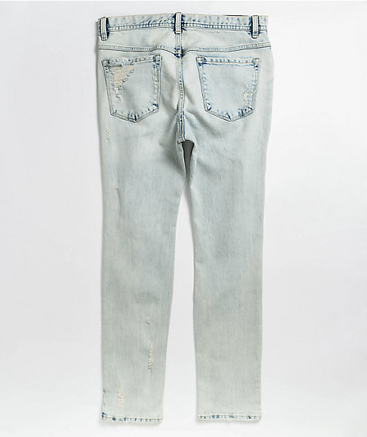 Ninth Hall Lure Noise Light Wash Skinny Jeans
