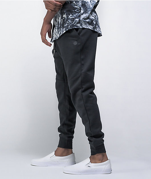 Ninth Hall Mainframe Black Dye Jogger Sweatpants