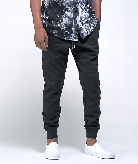 Ninth Hall Mainframe Black Dye Jogger Sweatpants