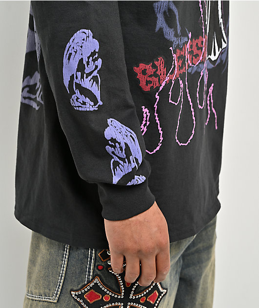 Ninth Hall Maxxxed Out Black Long Sleeve T-Shirt