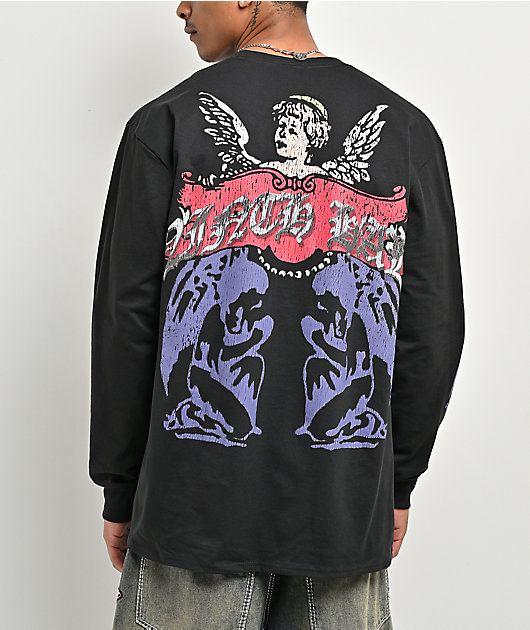 Ninth Hall Maxxxed Out Black Long Sleeve T-Shirt