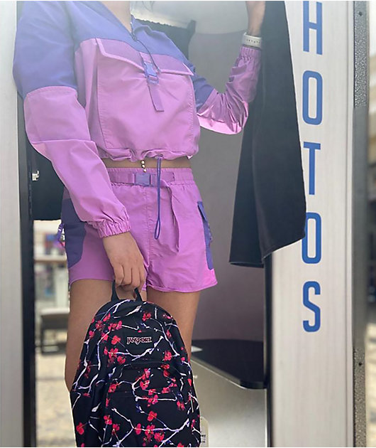 Ninth Hall Mijou Purple Cargo Shorts