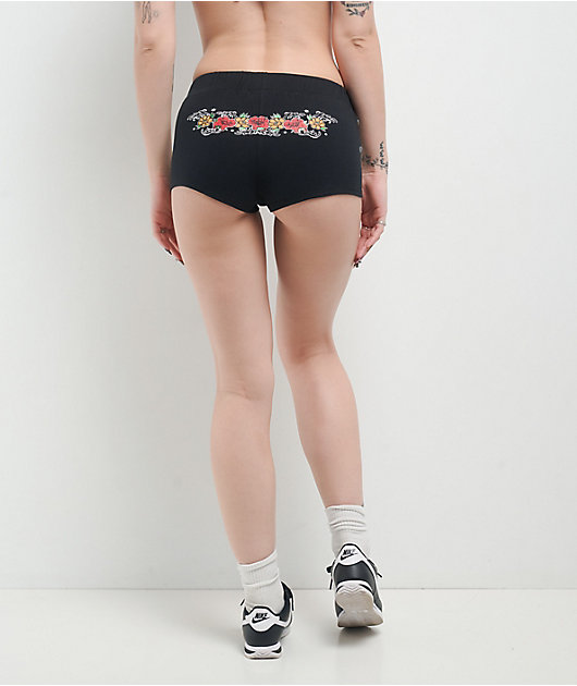 Ninth Hall Mimi Dragon Black Lounge Shorts | Zumiez