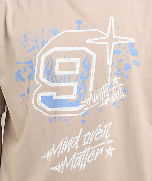 Ninth Hall Mind Over Matter Tan T-Shirt