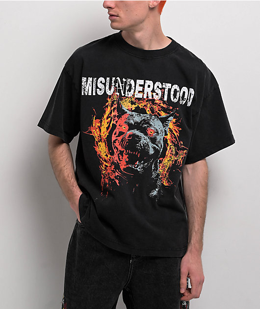 Tシャツ Ninth Hall Misunderstood Black T-Shirt | Zumiez