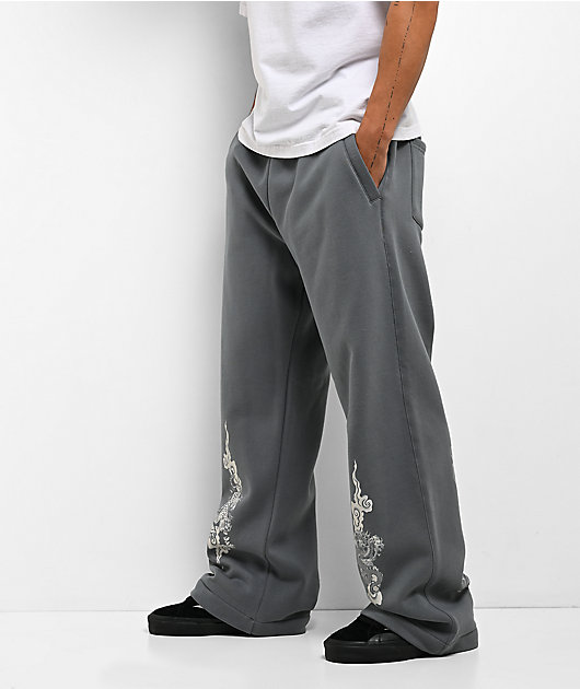 Ninth Hall Mother Mary Baggy Blue Sweatpants
