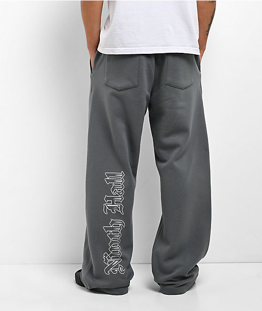 Ninth Hall Mother Mary Baggy Blue Sweatpants