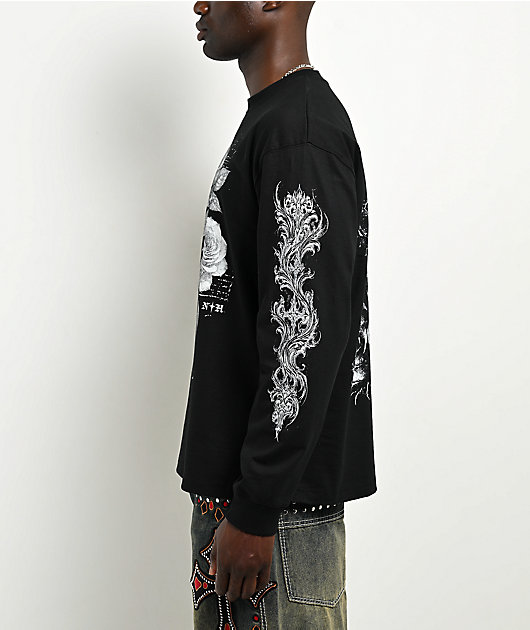 Ninth Hall Mother Mary Black Long Sleeve T-Shirt