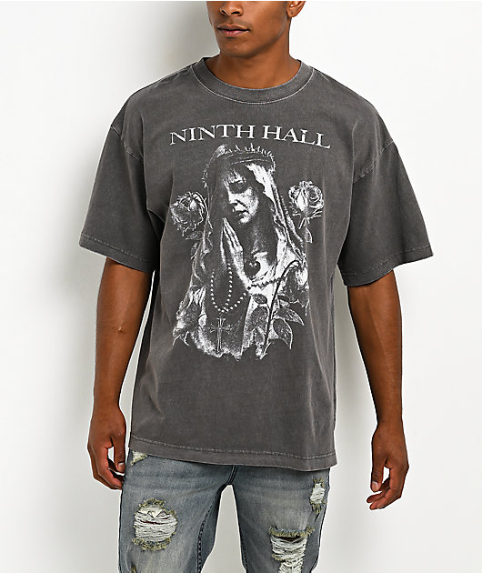 Ninth Hall Mother Mary Grey T-Shirt