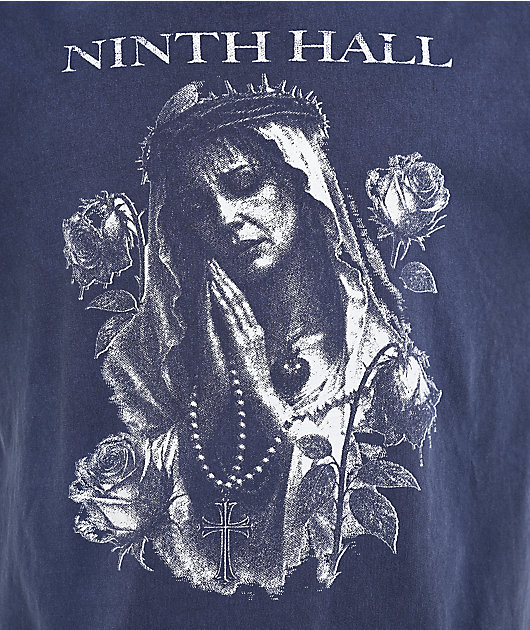 Ninth Hall Mother Mary Navy T-Shirt