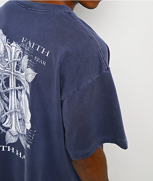 Ninth Hall Mother Mary Navy T-Shirt