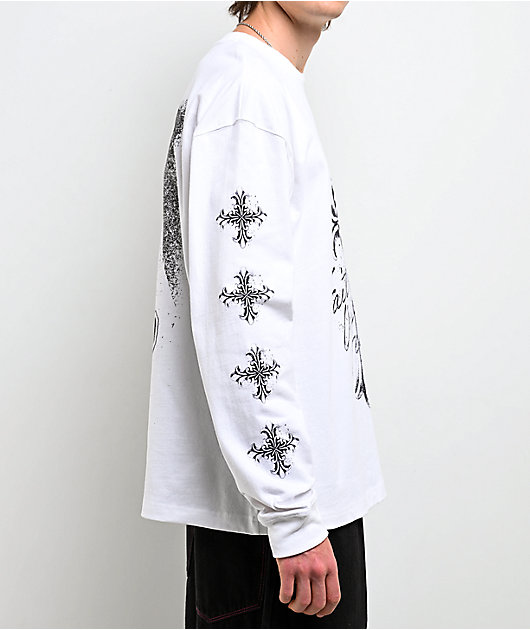 Ninth Hall Mother Mary White Long Sleeve T-Shirt