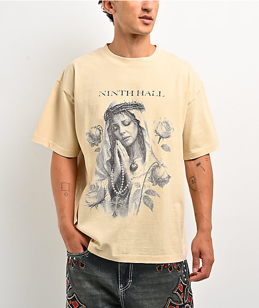Ninth Hall Mother Mary Yellow T-Shirt
