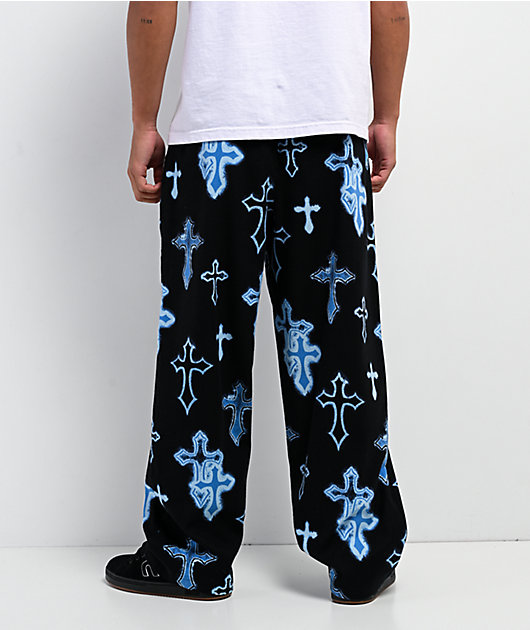 Ninth Hall Neon Salvation Black Lounge Pants