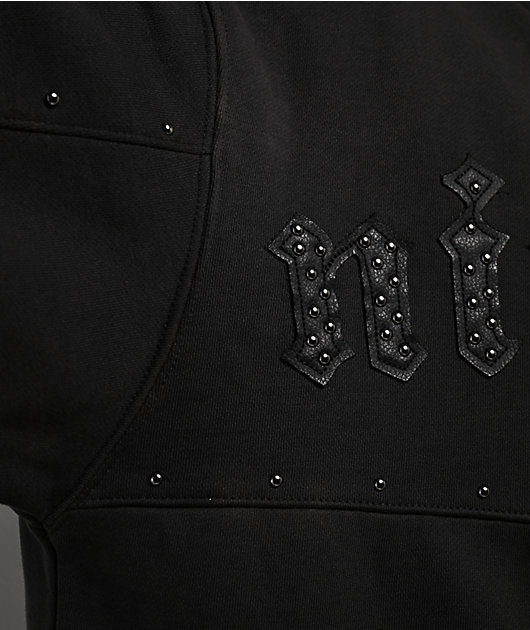 Ninth Hall Nightcrawler Black Wash Zip Hoodie | Zumiez