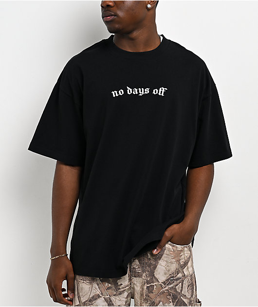 Ninth Hall No Days Off Black T-Shirt