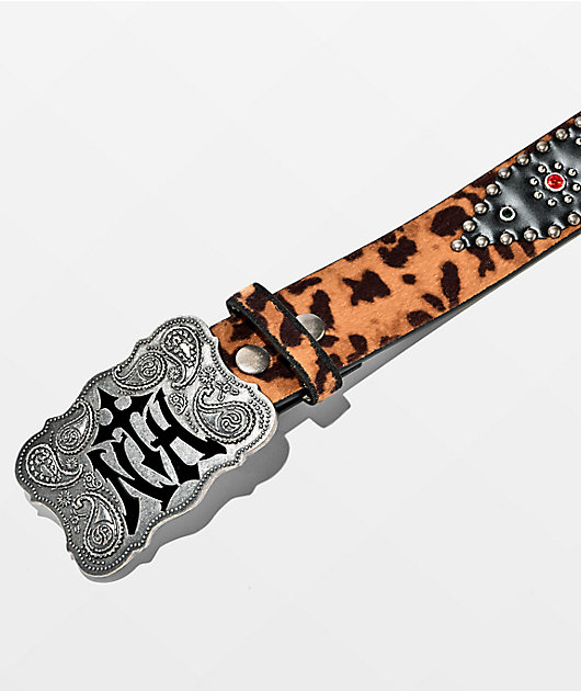 Ninth Hall Paisley Western Brown Belt