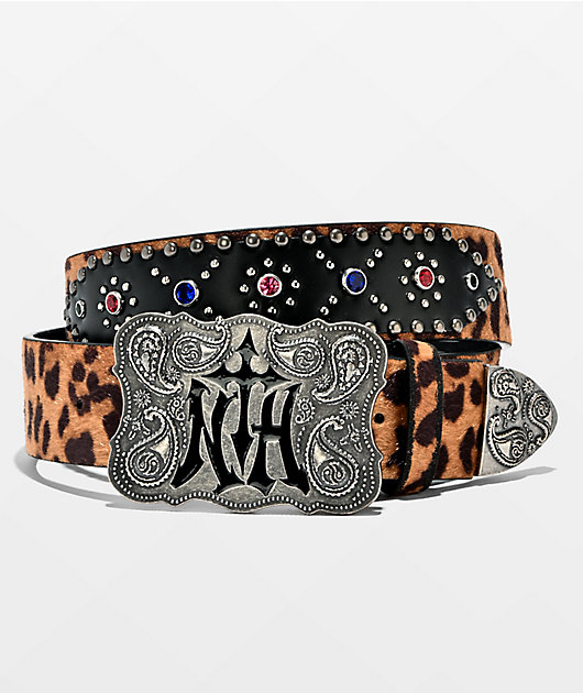 Ninth Hall Paisley Western Brown Belt