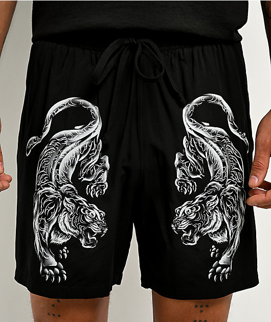 Ninth Hall Parade Tiger Black Shorts