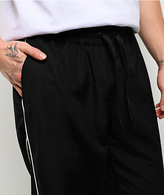 Ninth Hall Piped Black Track Pants