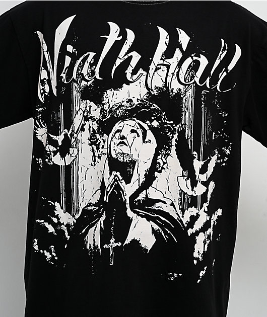 Ninth Hall Prayers Glow In The Dark Black T-Shirt | Zumiez