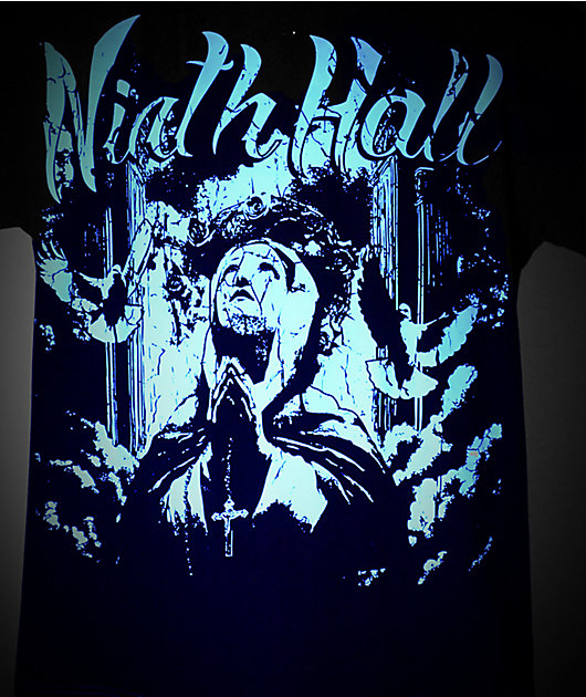 Ninth Hall Prayers Glow In The Dark Black T-Shirt | Zumiez