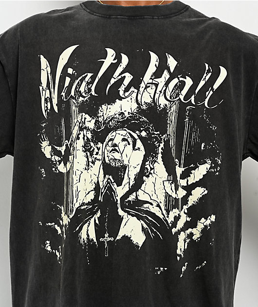 Ninth Hall Prayers Vintage Black Long Sleeve T-Shirt | Zumiez