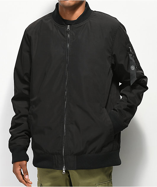 Ninth Hall Privation Black Bomber Jacket
