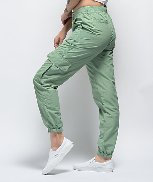 light green cargo pants womens