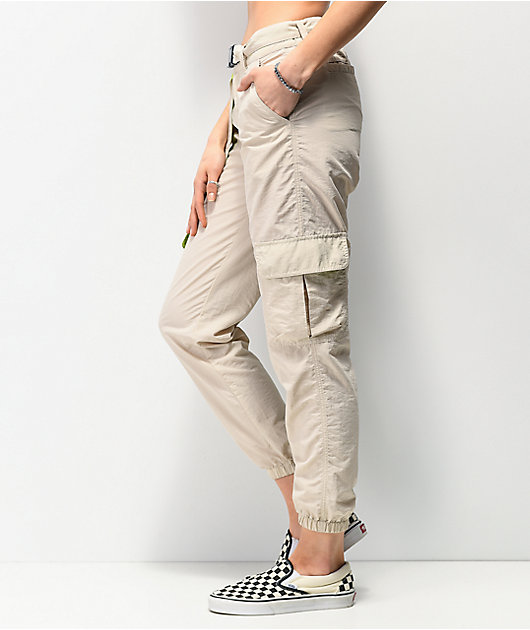 Ninth Hall Raines Buckle Belt Rainy Day Cargo Pants
