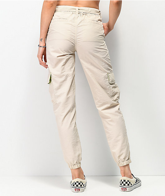 Ninth Hall Raines Buckle Belt Rainy Day Cargo Pants