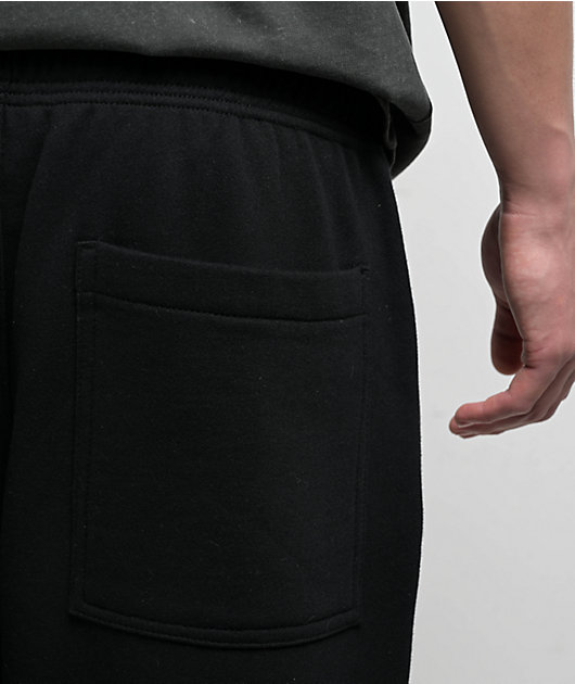 Ninth Hall Rhinestone Black Oversized Sweatpants