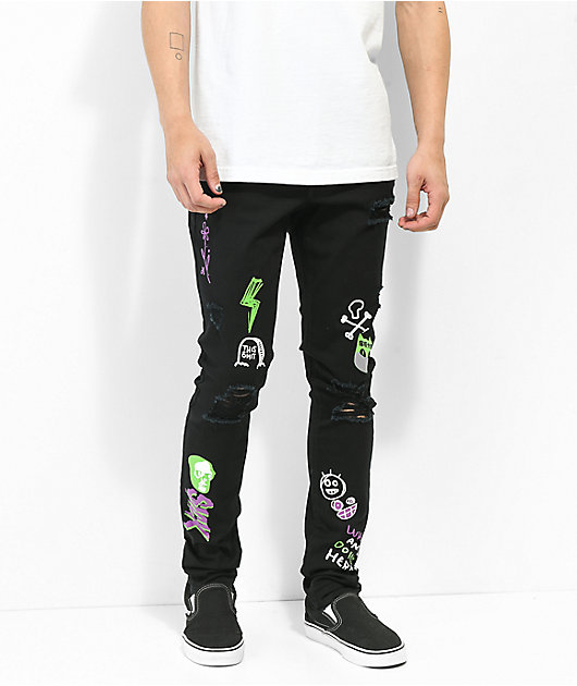 Ninth Hall Rogue Skinny Light Wash Jeans | Zumiez