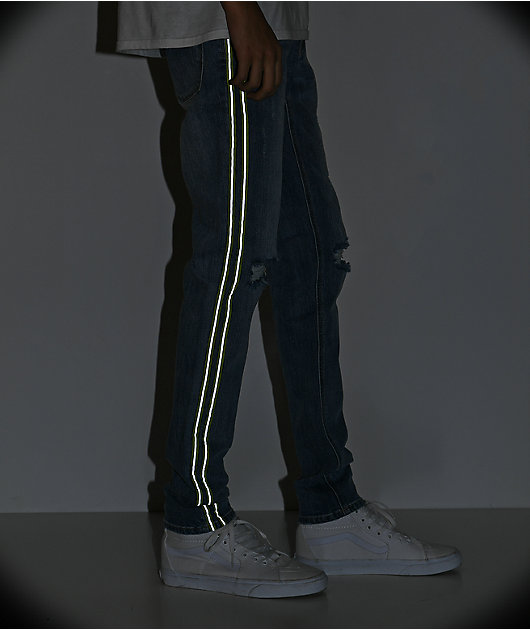 Ninth Hall Rogue Celcius Reflective Skinny Fit Jeans