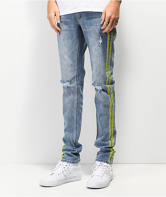 Ninth Hall Rogue Celcius Reflective Skinny Fit Jeans