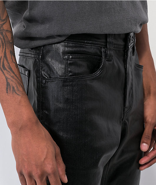 Black Coated Skinny Jeans | FreeSpirits | SilkFred US