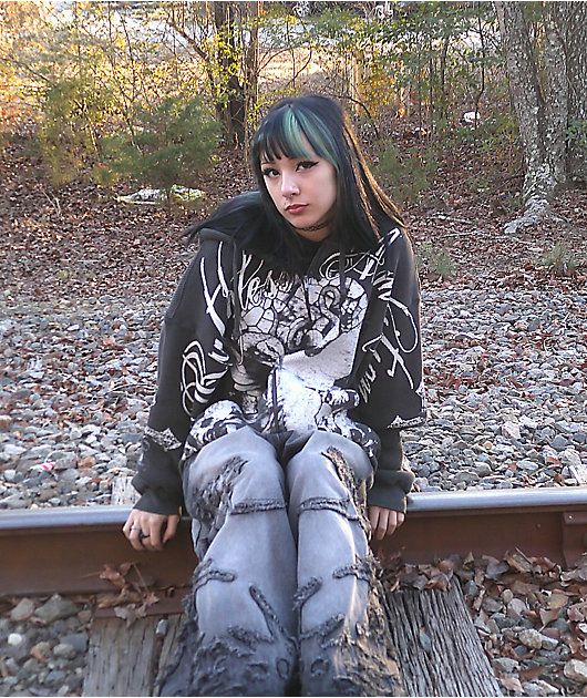 Ninth Hall Ruthless Angel Black Hoodie | Zumiez