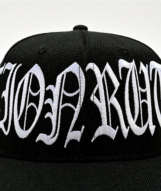 Ninth Hall Ruthless High Profile Black Snapback Hat | Zumiez