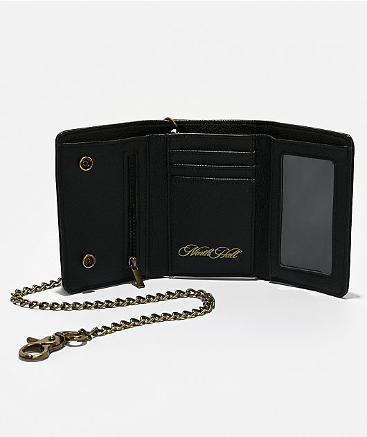 Ninth Hall Sanctuary Black Chain Wallet