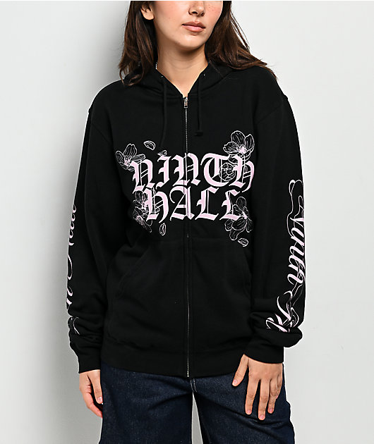 Ninth Hall Serenity Black Zip Hoodie | Zumiez